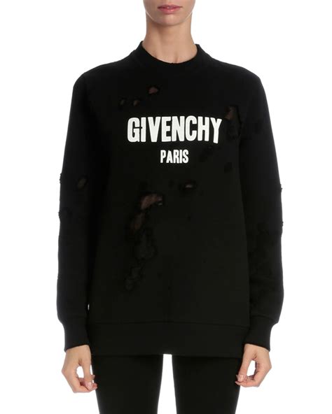 givenchy black sweatshirt womens|givenchy sweatshirt cheap.